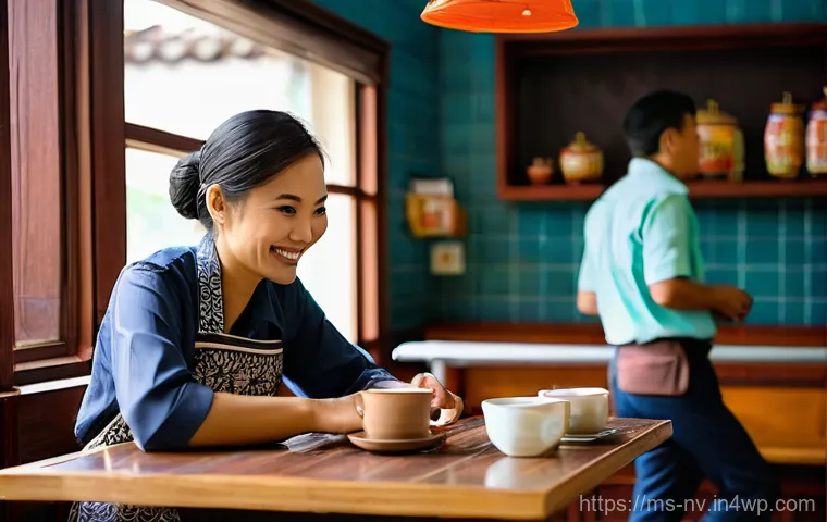 고객 피드백을 통한 제품 혁신 방향 찾기 - **Prompt 1: Active Listening in a Traditional Malaysian Coffee Shop**
    A warm and inviting scene ...
