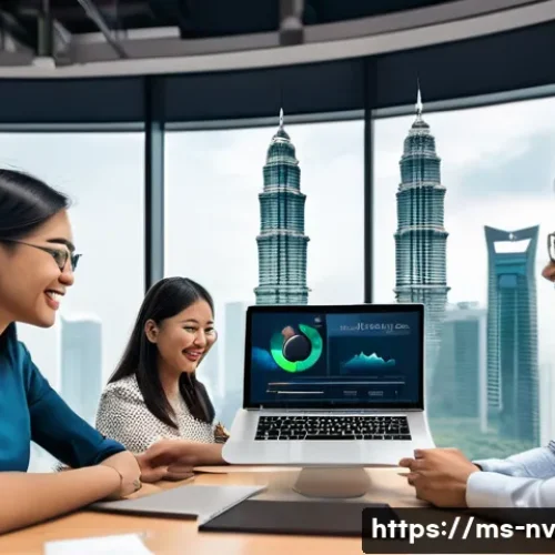 Home 12 고객 니즈 리서치의 KPI 설정 방법 - A modern Malaysian e-commerce business setting showing a diverse team of professionals analyzing cus...